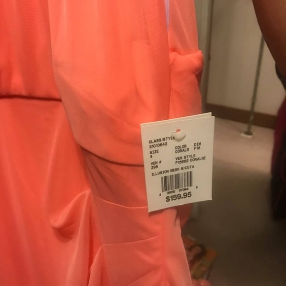 Long Orange Dress - Picture 4 of 4